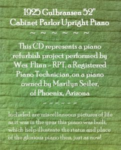 1925 Gulbransen Upright Piano - Slide 01