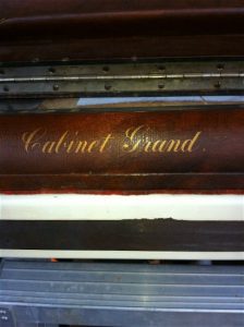 Wes Flinn RPT - 1892 J&C Fischer Upright 57″ Cabinet Grand Piano
