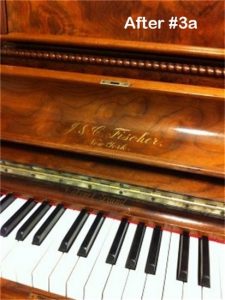 Wes Flinn RPT - 1892 J&C Fischer Upright 57″ Cabinet Grand Piano