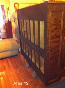 Wes Flinn RPT - 1892 J&C Fischer Upright 57″ Cabinet Grand Piano