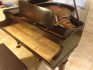 1927 J&C Fischer 5-ft-6-inch Parlor Grand Piano